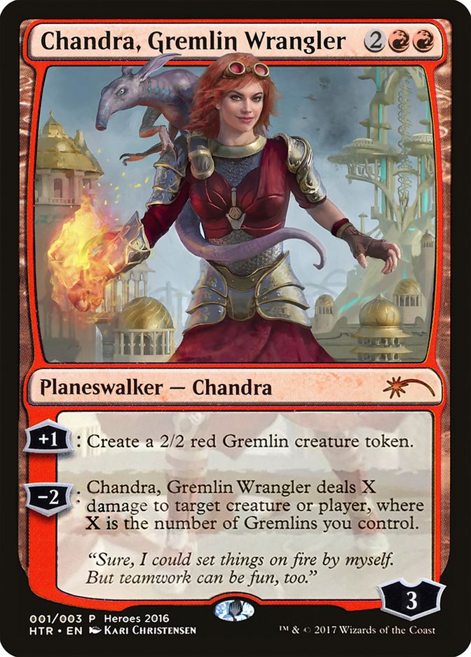 Chandra, Gremlin Wrangler [Heroes of the Realm] | Shuffle n Cut Hobbies & Games