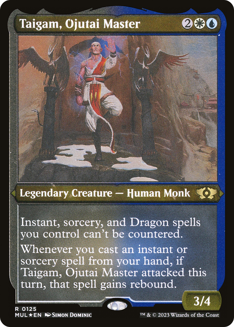 Taigam, Ojutai Master (Foil Etched) [Multiverse Legends] | Shuffle n Cut Hobbies & Games