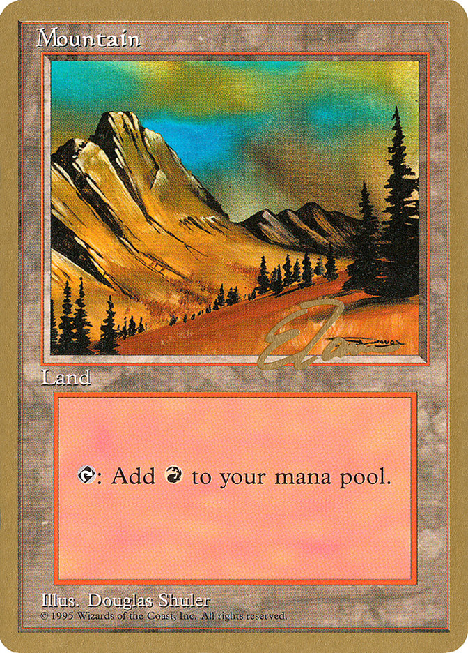 Mountain (et375) (Eric Tam) [Pro Tour Collector Set] | Shuffle n Cut Hobbies & Games