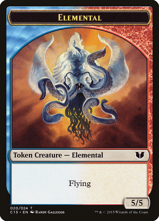 Elemental Token [Commander 2015 Tokens] | Shuffle n Cut Hobbies & Games