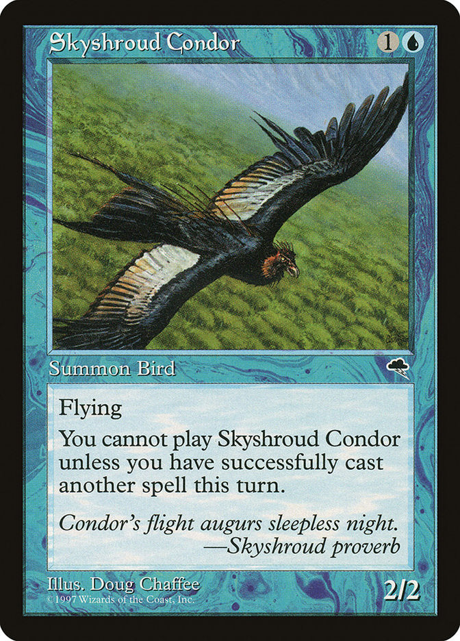 Skyshroud Condor [Tempest] | Shuffle n Cut Hobbies & Games