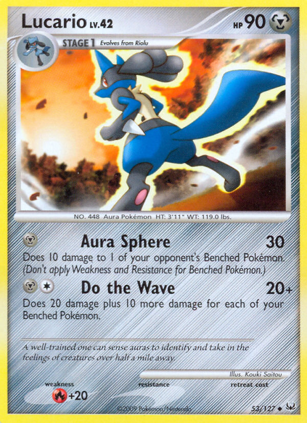 Lucario (53/127) [Platinum: Base Set] | Shuffle n Cut Hobbies & Games