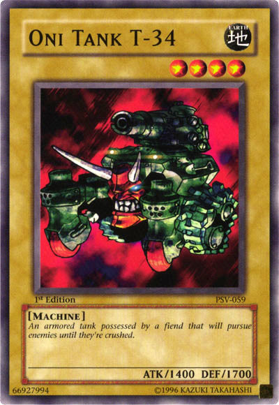 Oni Tank T-34 [PSV-059] Common | Shuffle n Cut Hobbies & Games