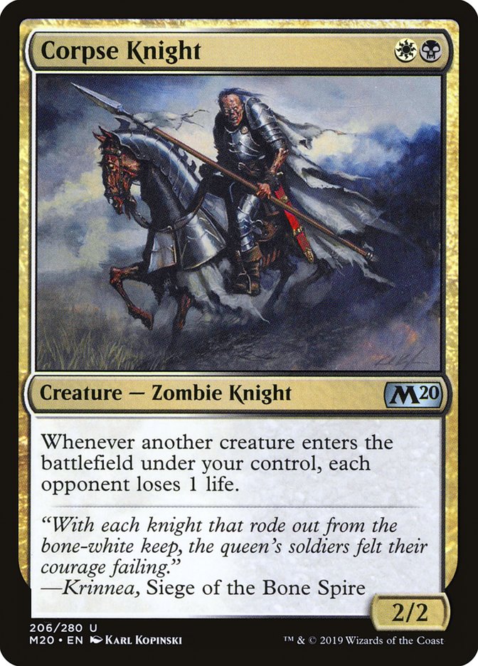 Corpse Knight (2/2) [Core Set 2020] | Shuffle n Cut Hobbies & Games