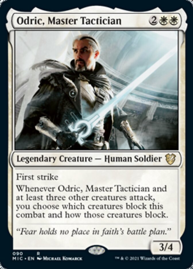Odric, Master Tactician [Innistrad: Midnight Hunt Commander] | Shuffle n Cut Hobbies & Games