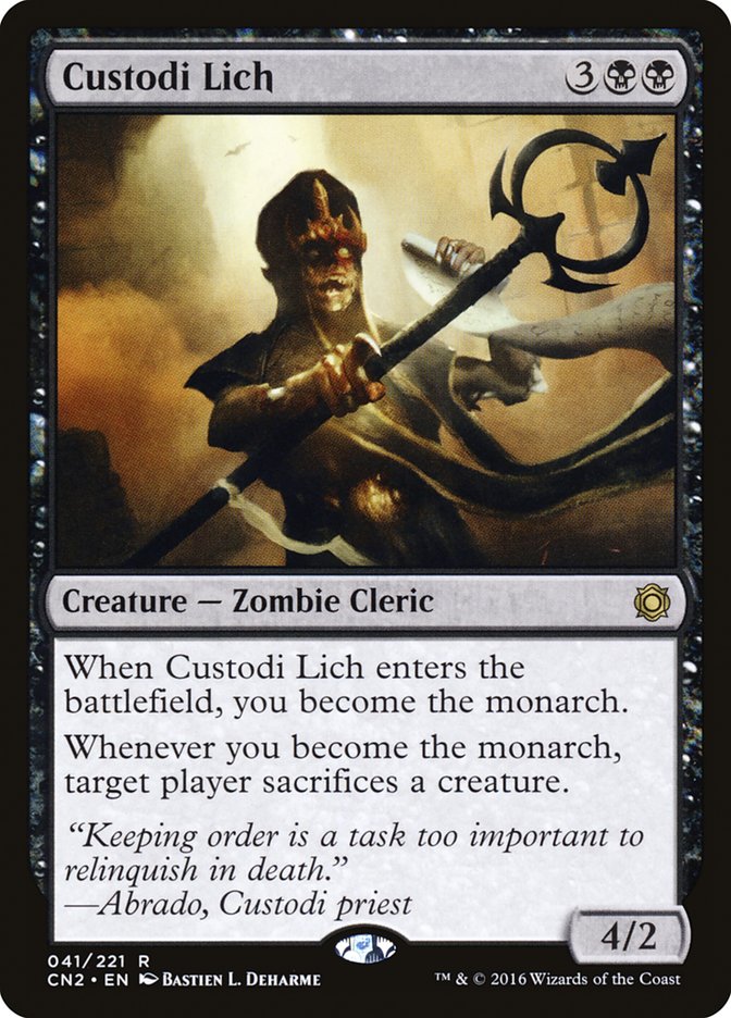 Custodi Lich [Conspiracy: Take the Crown] | Shuffle n Cut Hobbies & Games
