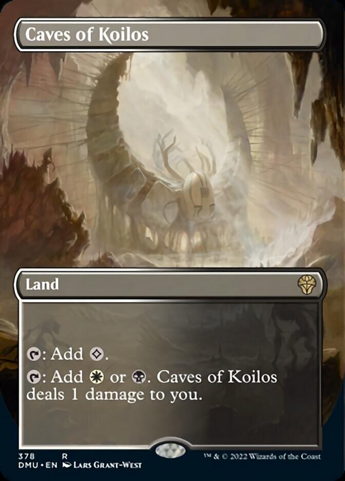 Caves of Koilos (Borderless Alternate Art) [Dominaria United] | Shuffle n Cut Hobbies & Games