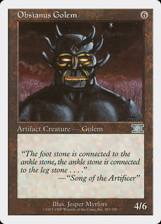 Obsianus Golem [Classic Sixth Edition] | Shuffle n Cut Hobbies & Games