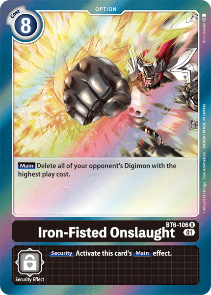 Iron-Fisted Onslaught [BT6-106] [Double Diamond] | Shuffle n Cut Hobbies & Games