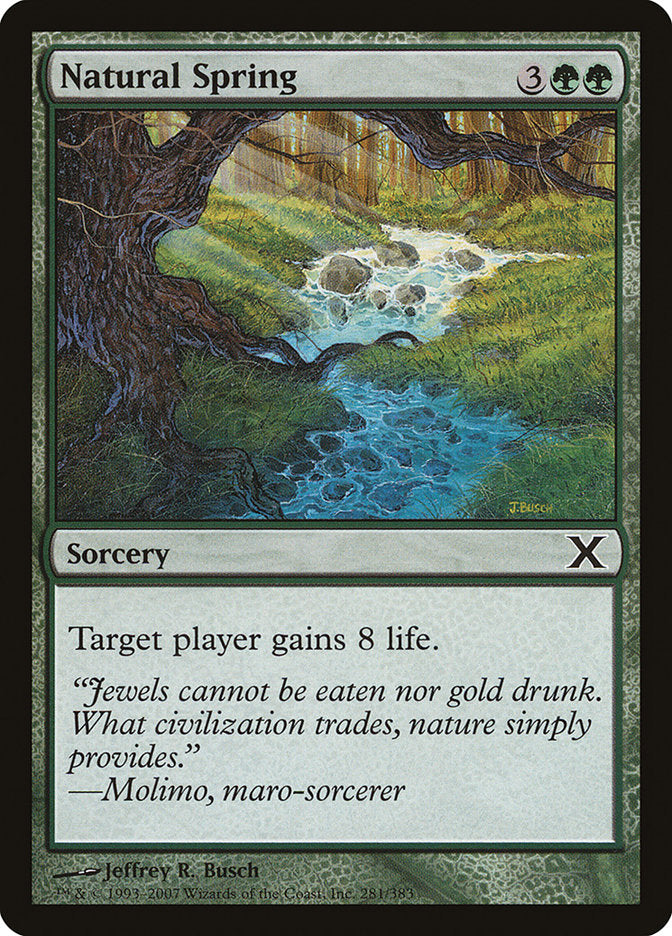 Natural Spring [Tenth Edition] | Shuffle n Cut Hobbies & Games