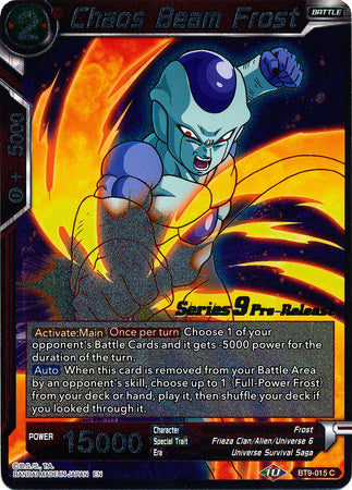 Chaos Beam Frost [BT9-015] | Shuffle n Cut Hobbies & Games
