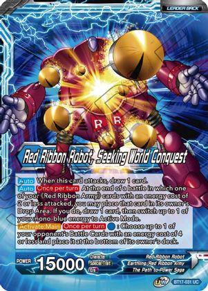 Commander Red // Red Ribbon Robot, Seeking World Conquest (BT17-031) [Ultimate Squad] | Shuffle n Cut Hobbies & Games