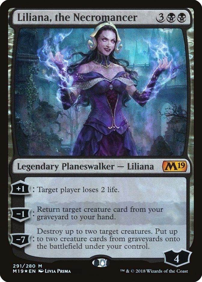 Liliana, the Necromancer [Core Set 2019] | Shuffle n Cut Hobbies & Games