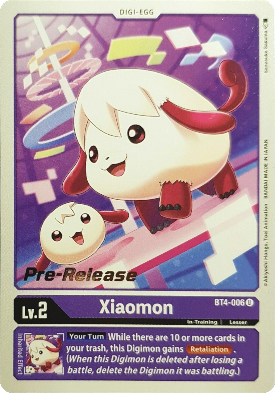Xiaomon [BT4-006] [Great Legend Pre-Release Promos] | Shuffle n Cut Hobbies & Games