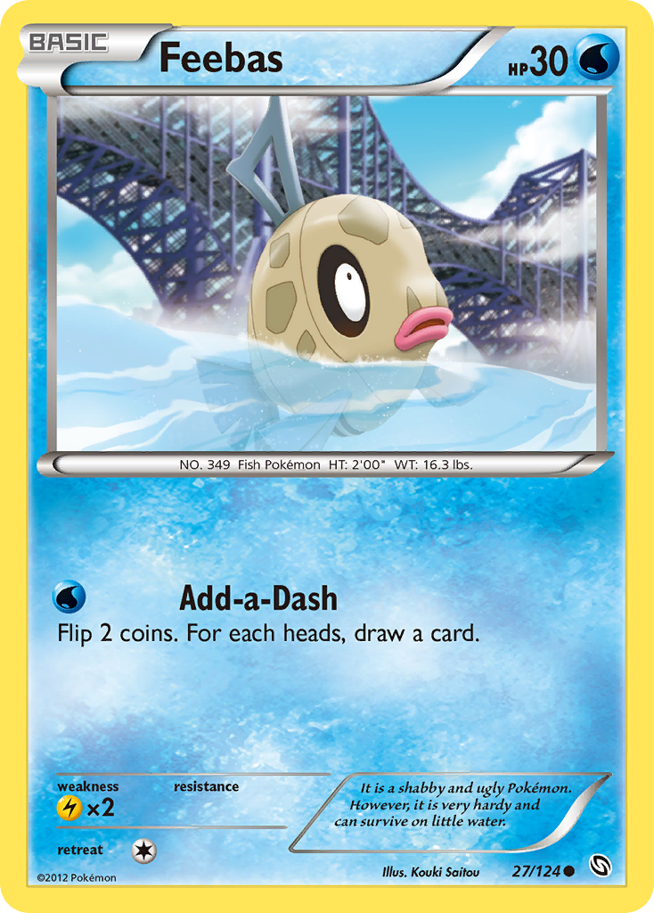 Feebas (27/124) [Black & White: Dragons Exalted] | Shuffle n Cut Hobbies & Games