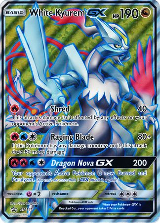 White Kyurem GX (SM141) (Jumbo Card) [Sun & Moon: Black Star Promos] | Shuffle n Cut Hobbies & Games