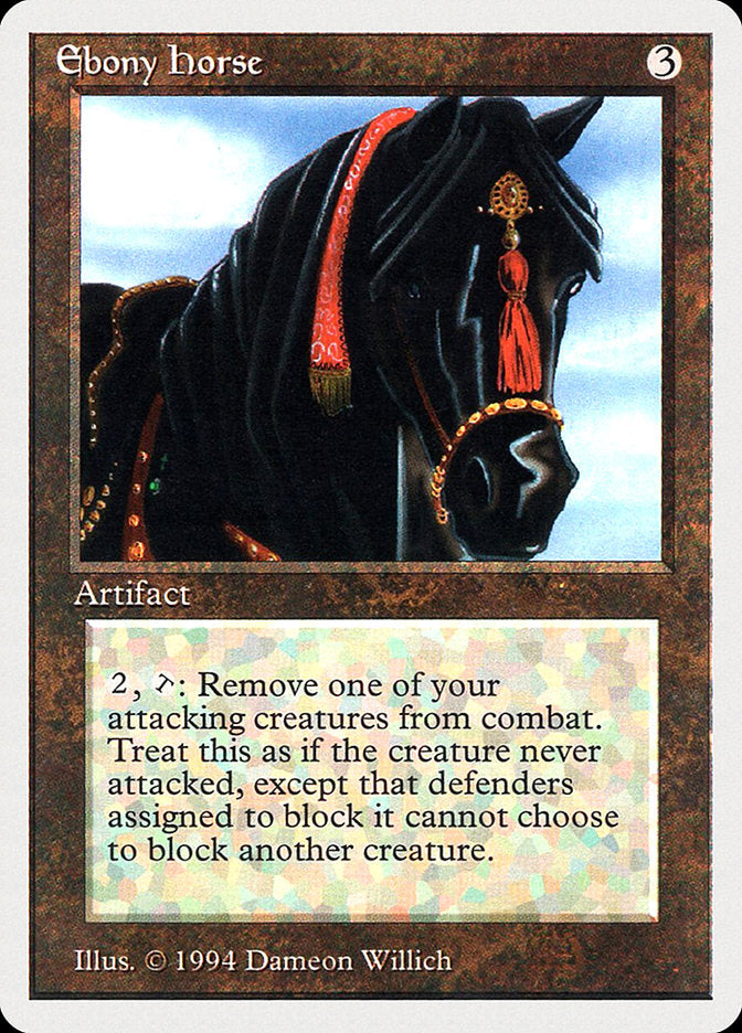 Ebony Horse [Summer Magic / Edgar] | Shuffle n Cut Hobbies & Games