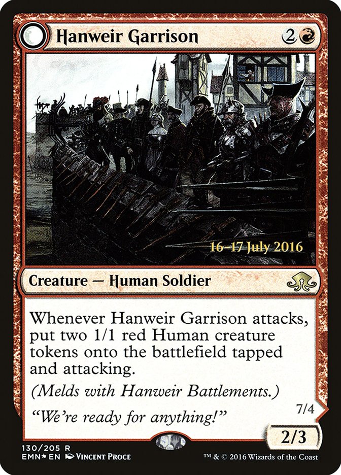 Hanweir Garrison [Eldritch Moon Prerelease Promos] | Shuffle n Cut Hobbies & Games