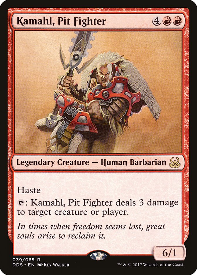 Kamahl, Pit Fighter [Duel Decks: Mind vs. Might] | Shuffle n Cut Hobbies & Games