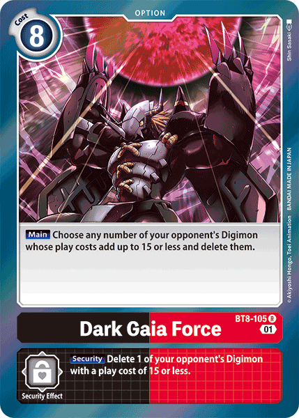 Dark Gaia Force [BT8-105] [New Awakening] | Shuffle n Cut Hobbies & Games