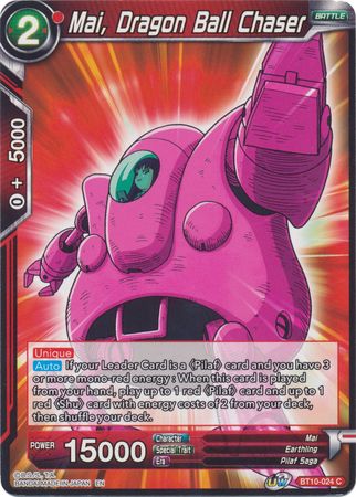 Mai, Dragon Ball Chaser [BT10-024] | Shuffle n Cut Hobbies & Games