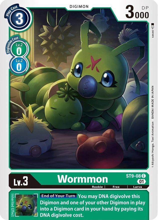 Wormmon [ST9-08] [Starter Deck: Ultimate Ancient Dragon] | Shuffle n Cut Hobbies & Games