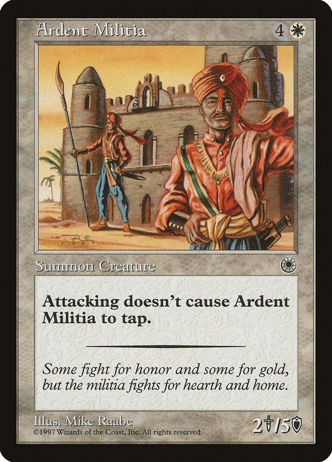 Ardent Militia [Portal] | Shuffle n Cut Hobbies & Games