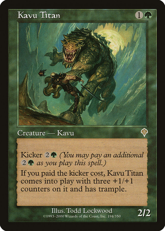 Kavu Titan [Invasion] | Shuffle n Cut Hobbies & Games