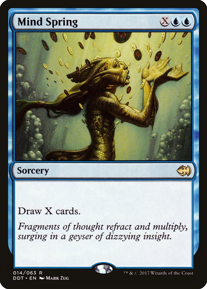 Mind Spring [Duel Decks: Merfolk vs. Goblins] | Shuffle n Cut Hobbies & Games