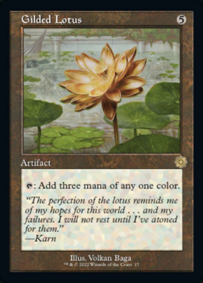 Gilded Lotus (Retro) [The Brothers' War Retro Artifacts] | Shuffle n Cut Hobbies & Games