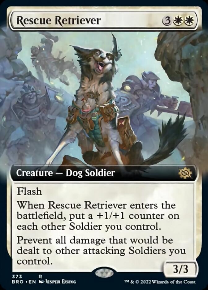 Rescue Retriever (Extended Art) [The Brothers' War] | Shuffle n Cut Hobbies & Games