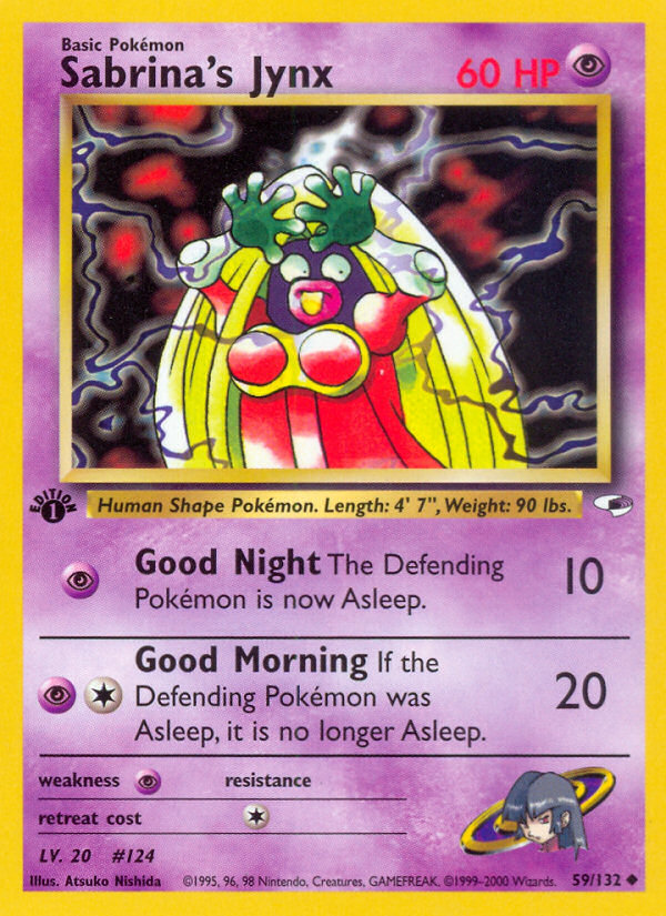 Sabrina's Jynx (59/132) [Gym Heroes 1st Edition] | Shuffle n Cut Hobbies & Games