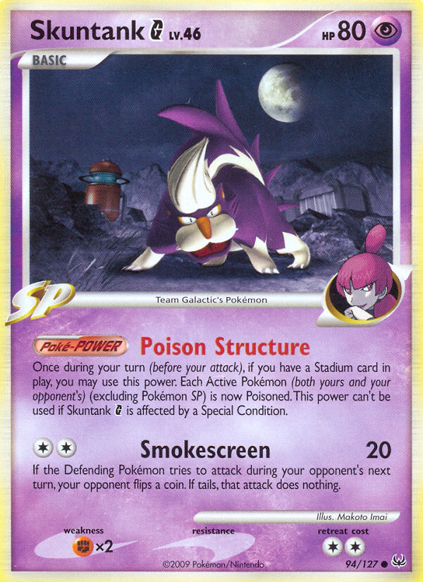 Skuntank G (94/127) [Platinum: Base Set] | Shuffle n Cut Hobbies & Games