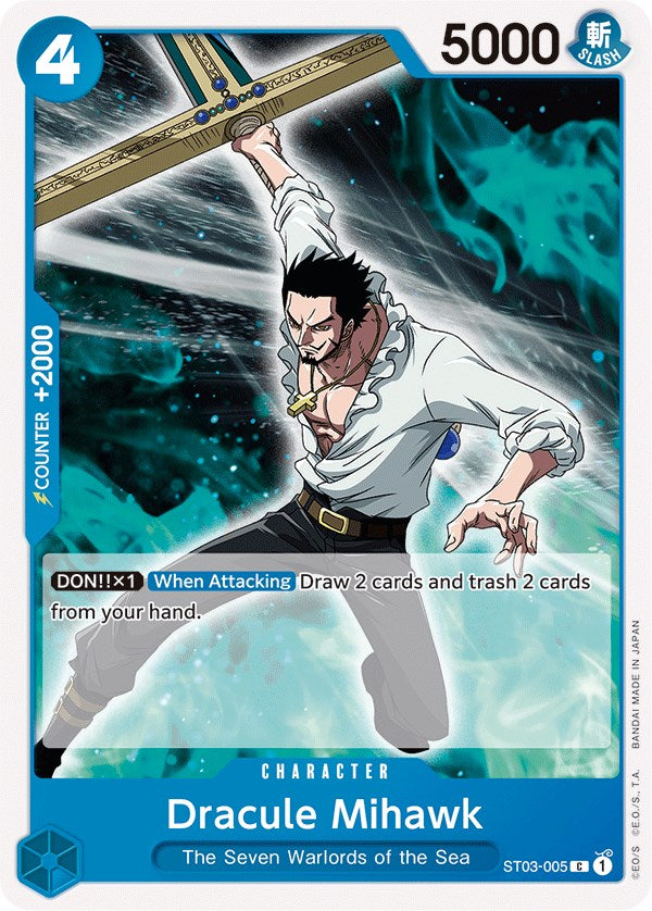 Dracule Mihawk [Starter Deck: The Seven Warlords of The Sea] | Shuffle n Cut Hobbies & Games