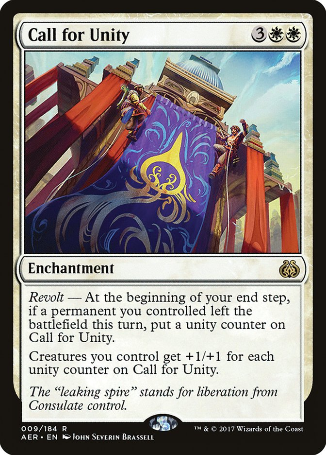 Call for Unity [Aether Revolt] | Shuffle n Cut Hobbies & Games