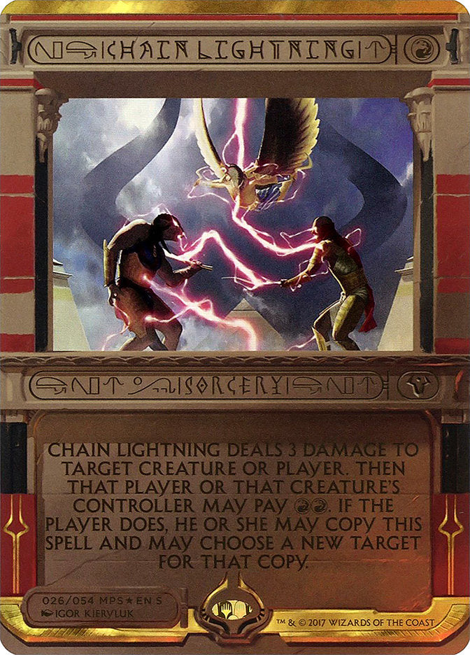 Chain Lightning (Invocation) [Amonkhet Invocations] | Shuffle n Cut Hobbies & Games