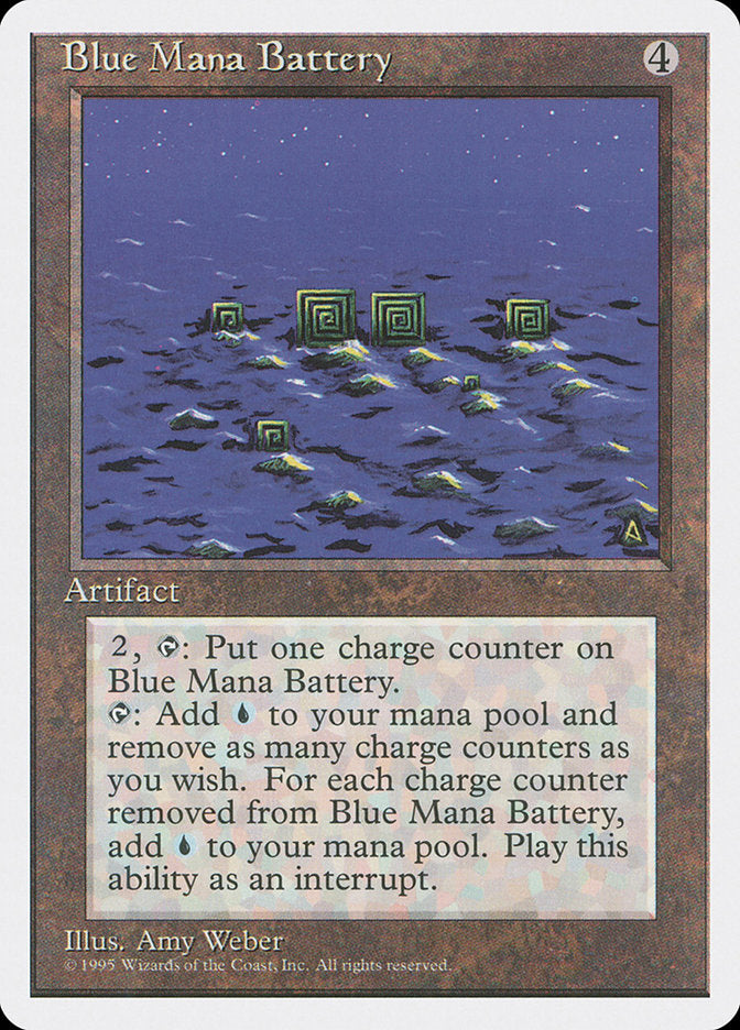 Blue Mana Battery [Fourth Edition] | Shuffle n Cut Hobbies & Games