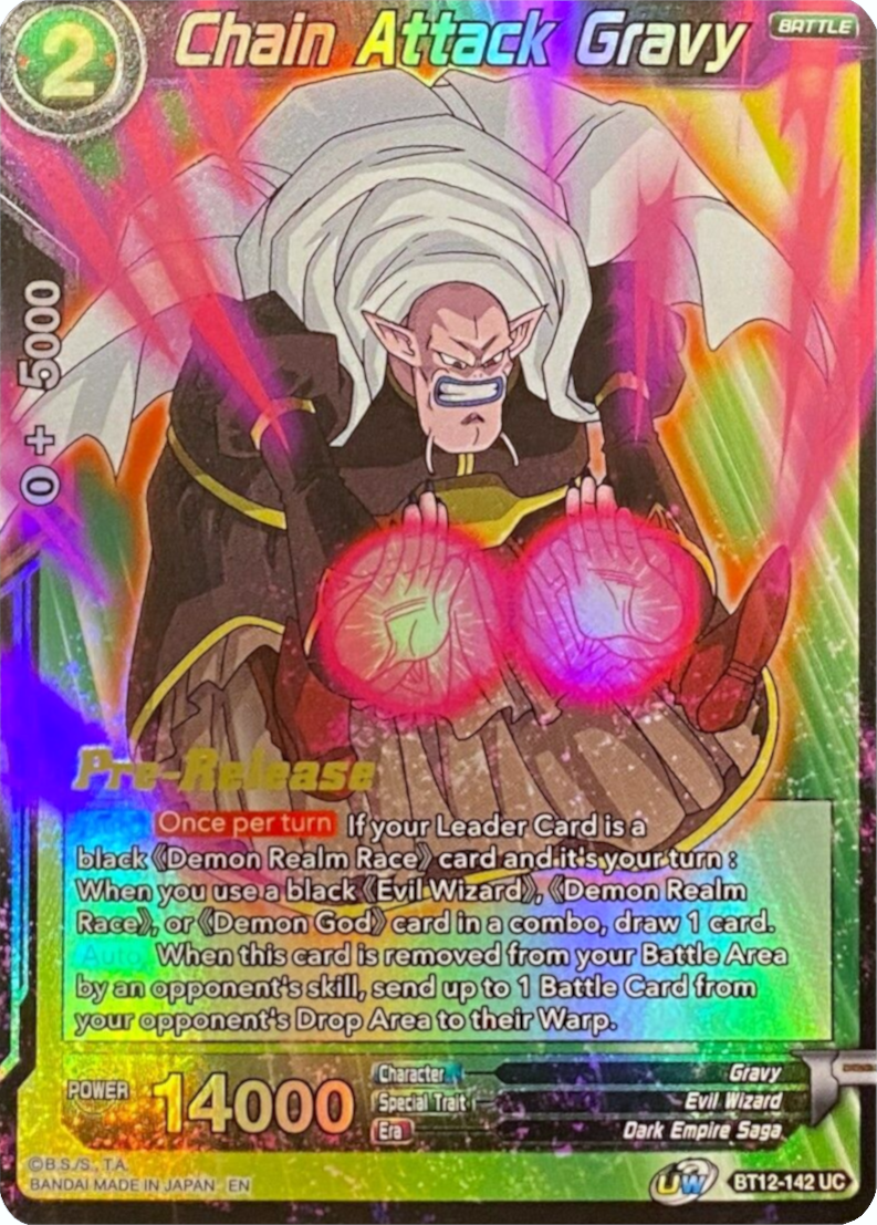 Chain Attack Gravy (BT12-142) [Vicious Rejuvenation Prerelease Promos] | Shuffle n Cut Hobbies & Games
