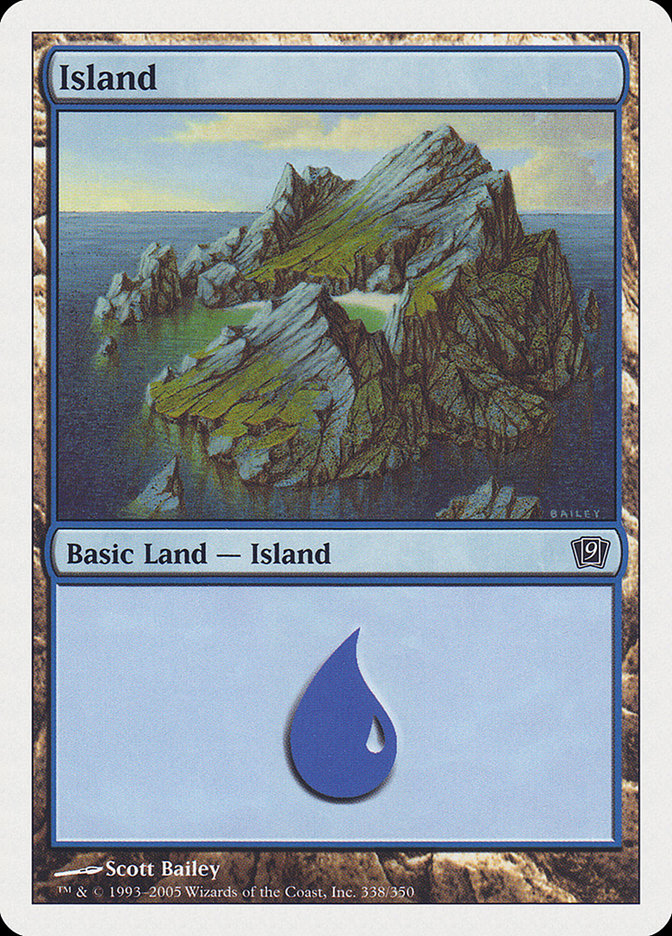 Island (338) [Ninth Edition] | Shuffle n Cut Hobbies & Games