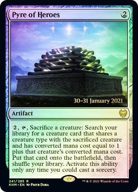 Pyre of Heroes [Kaldheim Prerelease Promos] | Shuffle n Cut Hobbies & Games