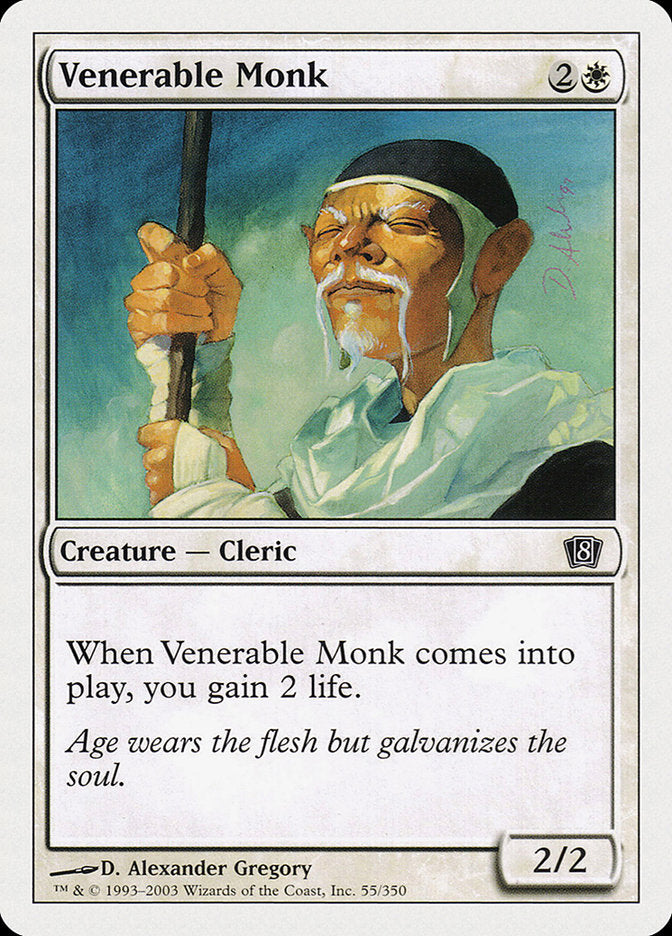 Venerable Monk [Eighth Edition] | Shuffle n Cut Hobbies & Games