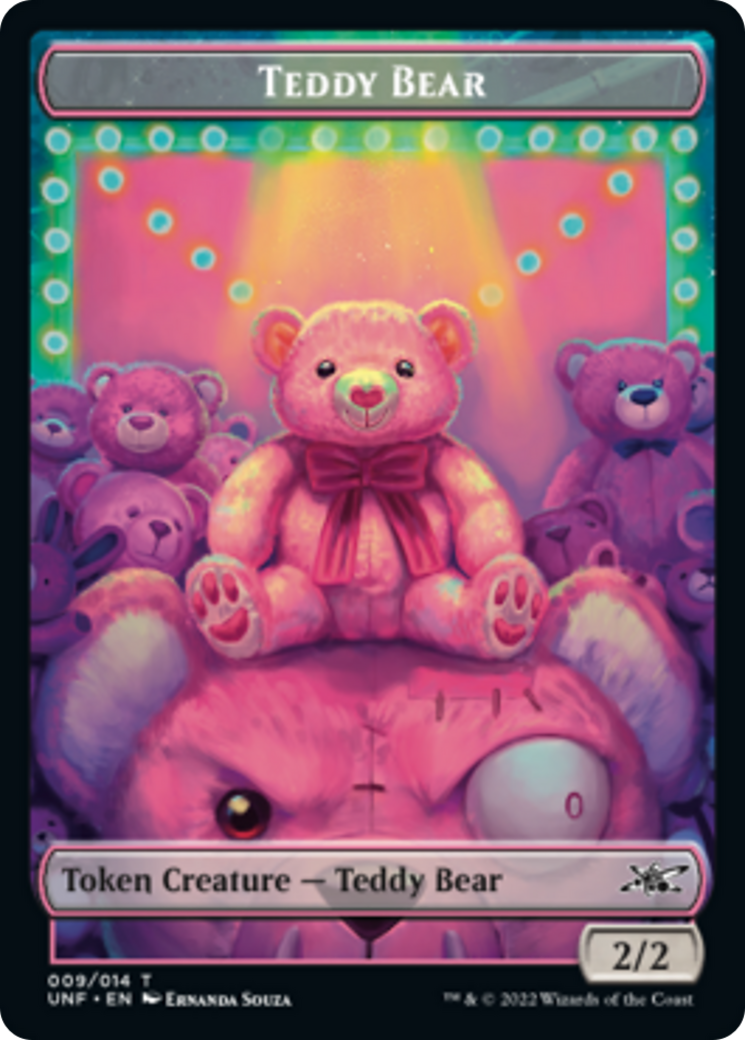 Teddy Bear // Treasure (012) Double-Sided Token [Unfinity Tokens] | Shuffle n Cut Hobbies & Games