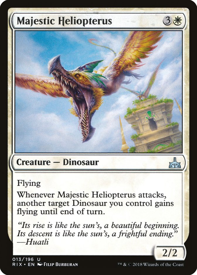 Majestic Heliopterus [Rivals of Ixalan] | Shuffle n Cut Hobbies & Games