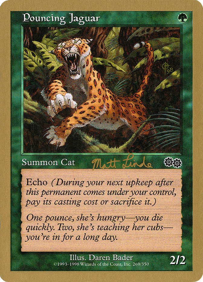 Pouncing Jaguar (Matt Linde) [World Championship Decks 1999] | Shuffle n Cut Hobbies & Games