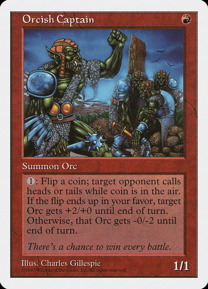 Orcish Captain [Fifth Edition] | Shuffle n Cut Hobbies & Games