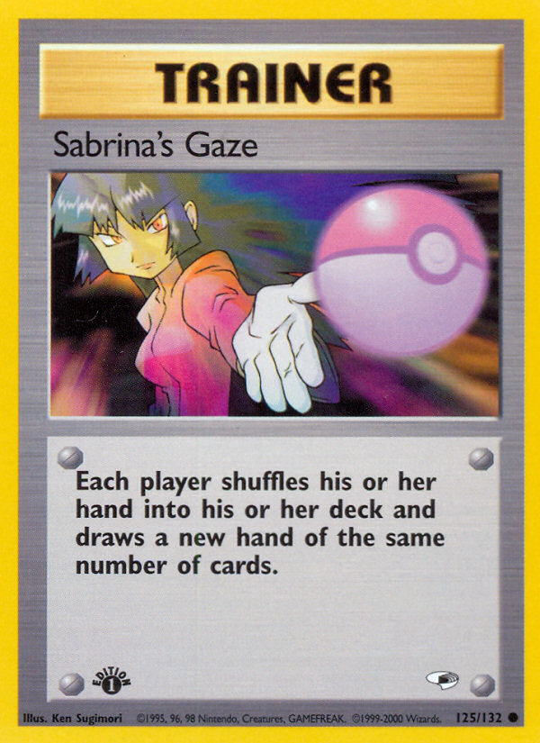 Sabrina's Gaze (125/132) [Gym Heroes 1st Edition] | Shuffle n Cut Hobbies & Games