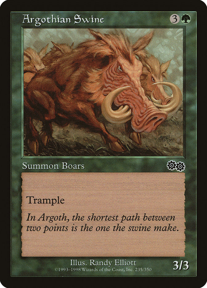 Argothian Swine [Urza's Saga] | Shuffle n Cut Hobbies & Games