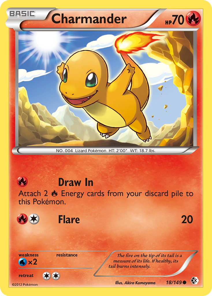Charmander (18/149) [Black & White: Boundaries Crossed] | Shuffle n Cut Hobbies & Games