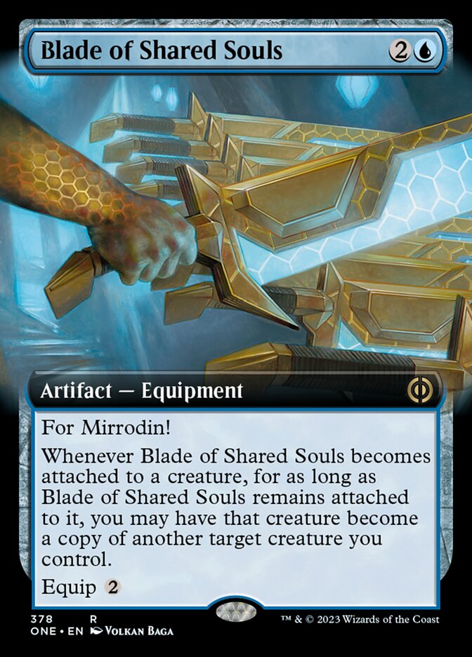 Blade of Shared Souls (Extended Art) [Phyrexia: All Will Be One] | Shuffle n Cut Hobbies & Games