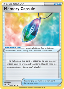 Memory Capsule (155/185) [Sword & Shield: Vivid Voltage] | Shuffle n Cut Hobbies & Games